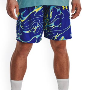 Printed Loose Fit Mid-Rise Sports Shorts