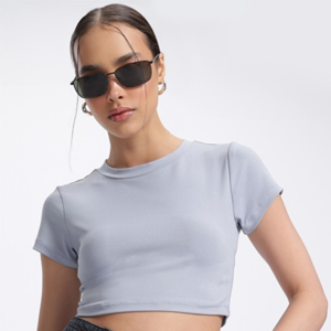 Basic Essentials Fitted Crop Top